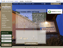 Tablet Screenshot of lamirandolahotel.it